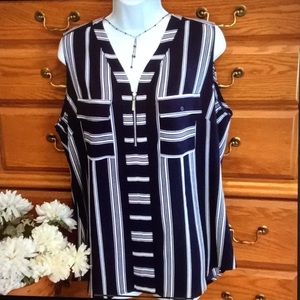 Navy NY Collection Summer Top